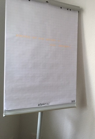 Flipchart mit Block